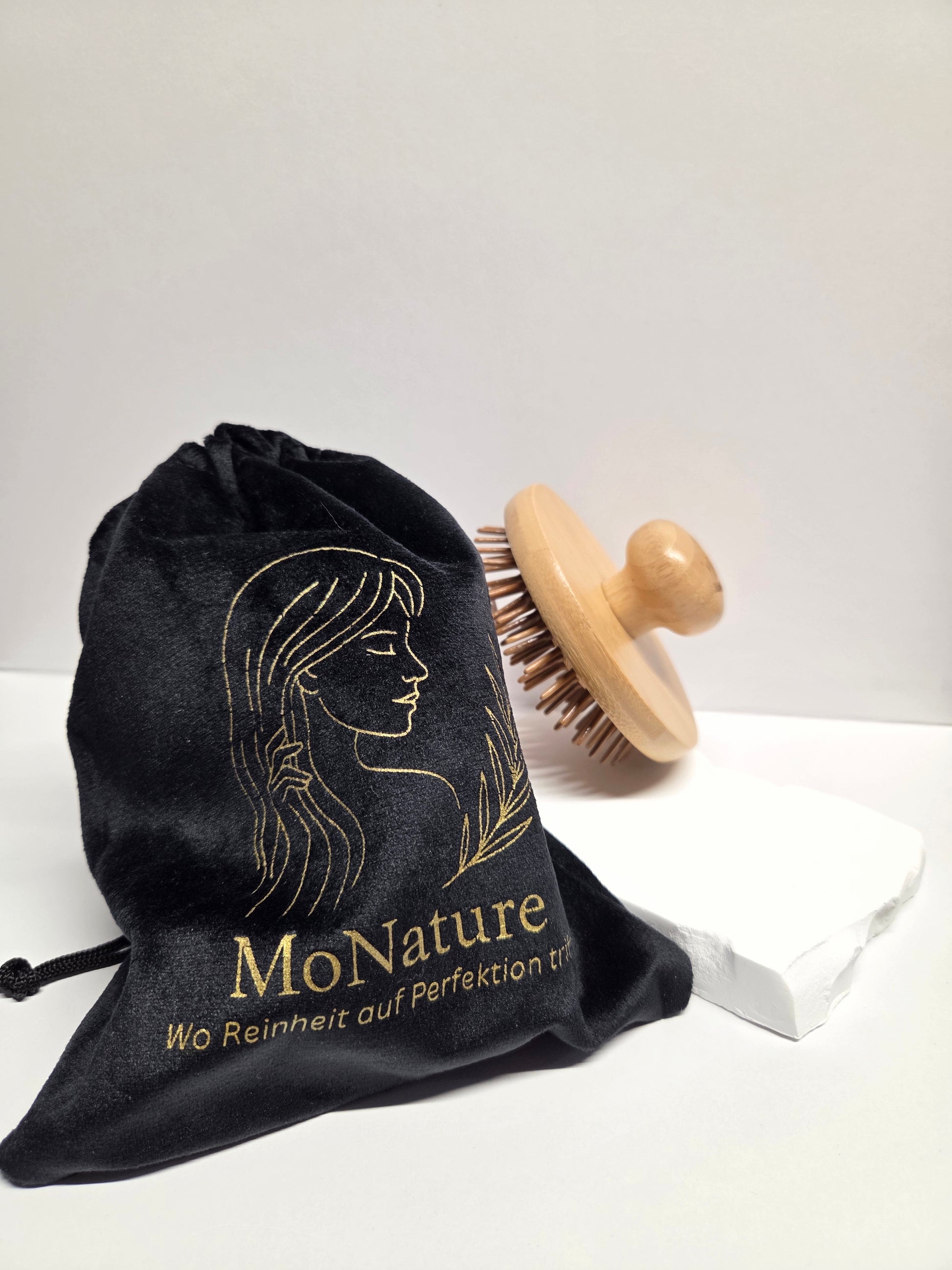 Premium Bambus-Haarbürste – Fördert die Durchblutung und stärkt die Haarwurzel