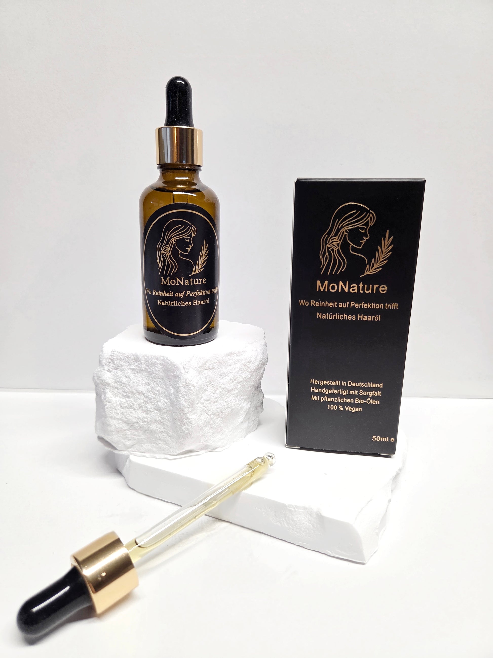 Natürliches Haaröl - Intensive Pflege für sichtbar gesundes, glänzendes Haar