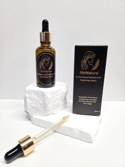 Natürliches Haaröl - Intensive Pflege für sichtbar gesundes, glänzendes Haar